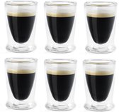 Hovac G10 dubbelwandig espressoglas 10cl (set van 6)