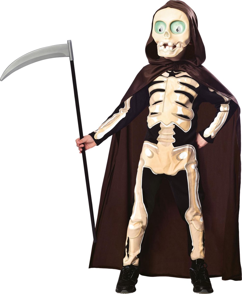 Afbeelding van product AMSCAN - Grappig reaper kostuum voor jongens - 92/104 (3-4 jaar)  - maat 4 jaar