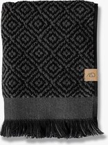 Morocco Handdoek grijs 35x55cm (2 stuks)