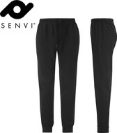 Senvi Classic SweatPants - UniSex - Kleur Zwart - Maat M