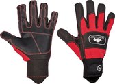 Sioen 2XD2 anti-cut handschoen 01120013 - Zwart/Rood - 8