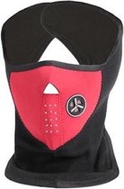 Neopreen Ski Masker - Zwart met Rood