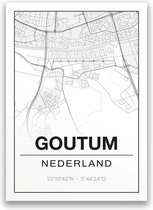 Poster/plattegrond GOUTUM - A4