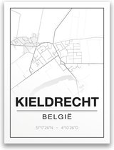 Poster/plattegrond KIELDRECHT - A4