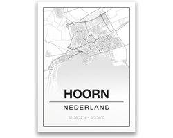 Poster/plattegrond HOORN - A4