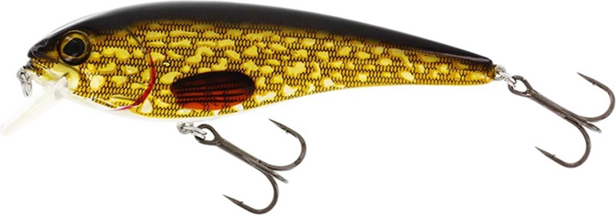 Westin - RawBite Crankbait Low Floating | Natural Pike | 15cm | 61g - Bruin