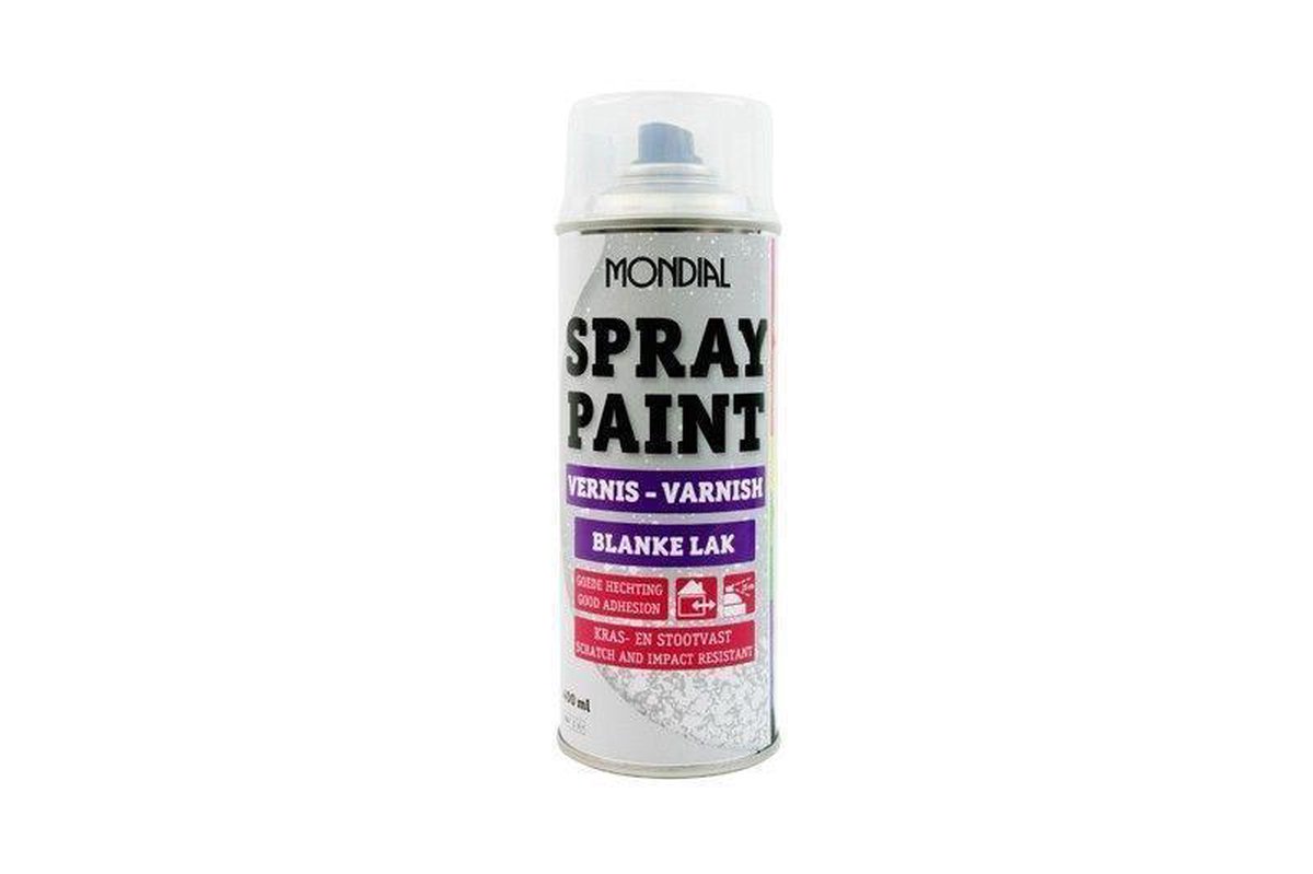 Mondial Spray Paint blanke lak 400ml