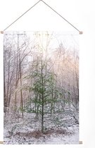 Ideasonthefloor.com-Poster-Kerstboom-Sneeuw 90x134 cm (bxl)