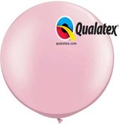 Qualatex Megaballon Pearl Pink 95 cm 2 stuks