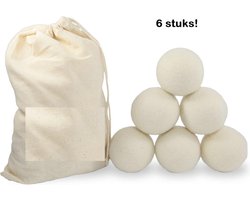 Droger Ballen Wol 6 Stuks -Herbruikbare Wollen Droger Ballen - Was Droger Ballen- set 6 stuks