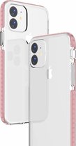 Apple iPhone 11 Anti Shock Hoesje - Rose goud & Transparant Ntech