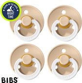 Bibs fopspenen 6-18 maanden glow in the dark set 4 stuks Vanilla
