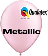 Ballonnen Metallic Roze 30 cm 25 stuks