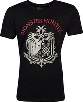 Monster Hunter Heren Tshirt -L- Research Zwart