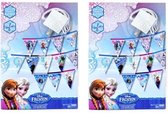 2 stuks complete pakketten Maak je eigen Frozen vlaggenlijn ®Pippashop