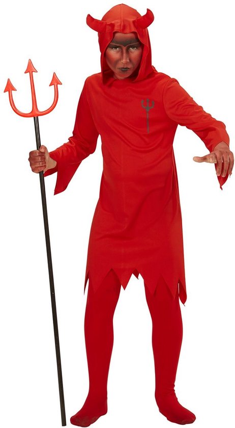 Duivel Kostuum | Rode Duivel Kind Kostuum | Maat 158 | Halloween |  Verkleedkleding | bol.com