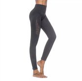 Fitness/Yoga legging - Highwaist - Fitness legging - sport legging Stretch - squat proof - Zwart - Medium