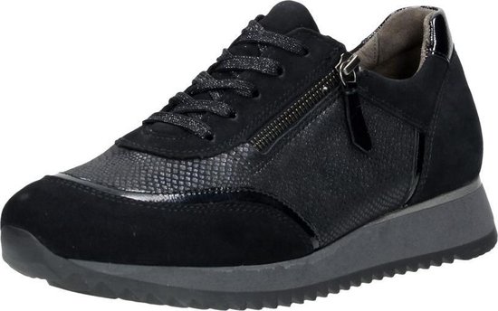 Basic Zwarte Sneakers met Air Zool - Uwantisell.nl