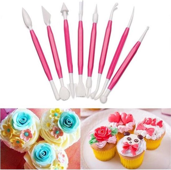 Cake tools - Gereedschap voor taart decoratie, fondant, marsepein en klei |  bol.com