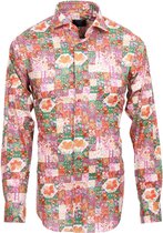 Peony Overhemd Print Flowers-42