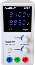 Peaktech 6226 Labovoeding - 0...30 V - 0...10 A DC