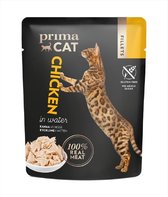 PrimaCat Filets - Natvoer Kat - Kip - In Water - 50 gram 24 stuks