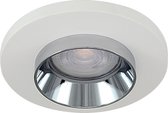 LED inbouwspot James -Rond Chrome -Warm Wit -Dimbaar -5W -Philips LED