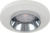 Dimtone inbouwspot Jur -Rond Chrome -Philips Warm Glow -Dimbaar -4.9W -Philips LED