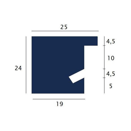 Cadre Photo Plat en Bois - Cadre Photo - 21x29,7 cm - Verre Transparent - Chêne Blanc - 25 mm
