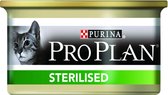 Pro Plan Cat Blik Sterilised Zalm/tonijn 24st