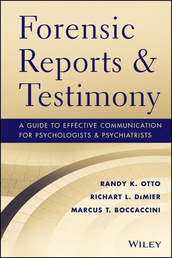Forensic Reports and Testimony - cover