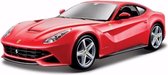Speelgoed modelauto Ferrari F12 Berlinetta rood 1:24