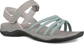 Teva Elzalda Dames Wandelsandalen - Grijs/Lichtblauw - Maat 38