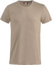 Basic-T bodyfit T-shirt 145 gr/m2 caffe latte m