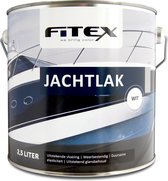 Fitex Jachtlak - Lakverf - Dekkend - Buiten - Terpentine basis - Hoogglans