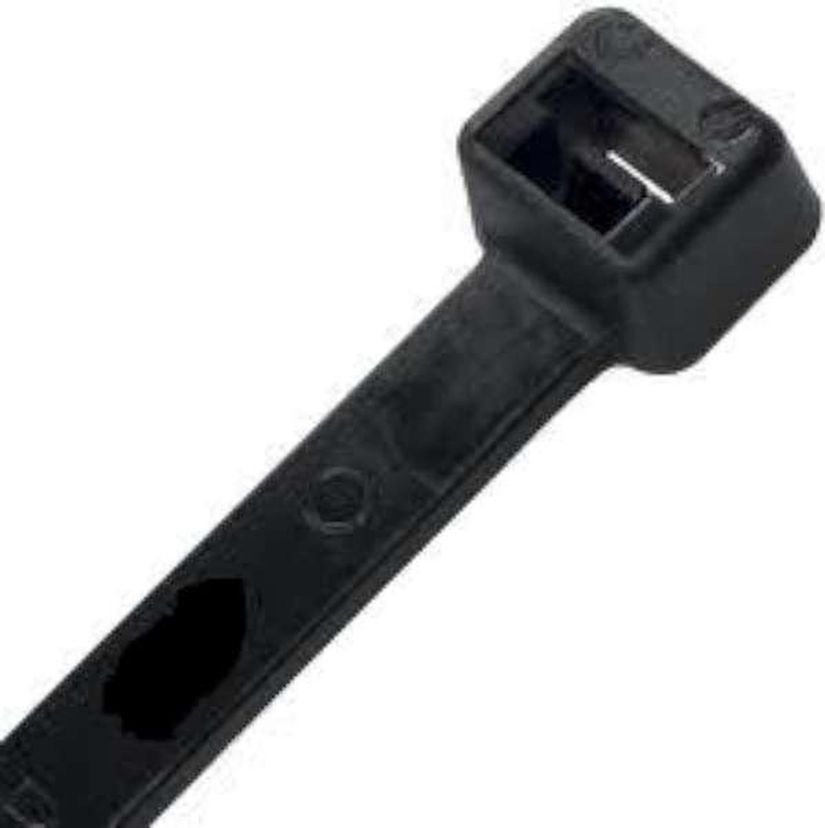 Kabelbinder zwart UV bestendig 3.6x300mm