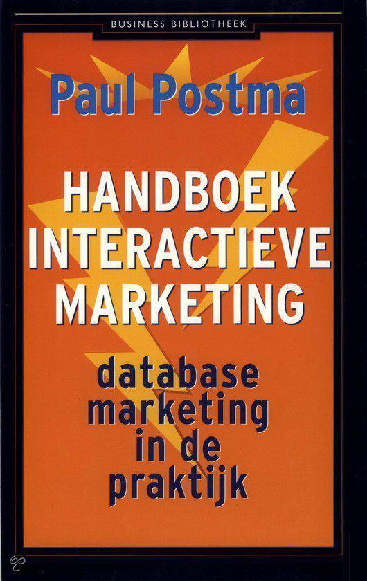Boek cover Handboek interactieve marketing van Paul Postma (Paperback)