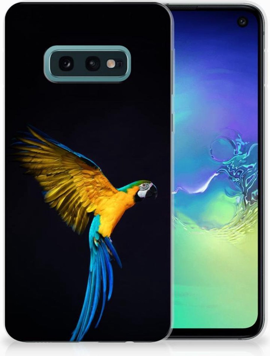Samsung Galaxy S10e TPU Hoesje Papegaai