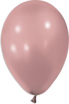 GLOBOLANDIA - 100 latex metallic rosé gouden ballonnen