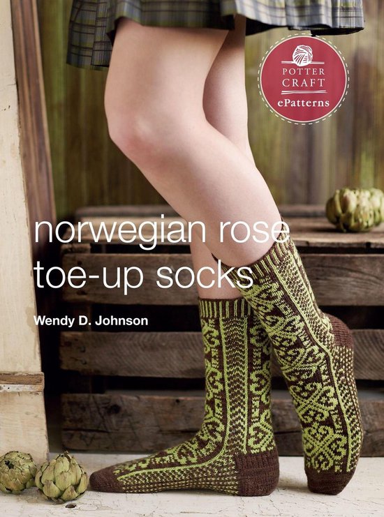 Potter Craft ePatterns - Norwegian Rose Socks - cover