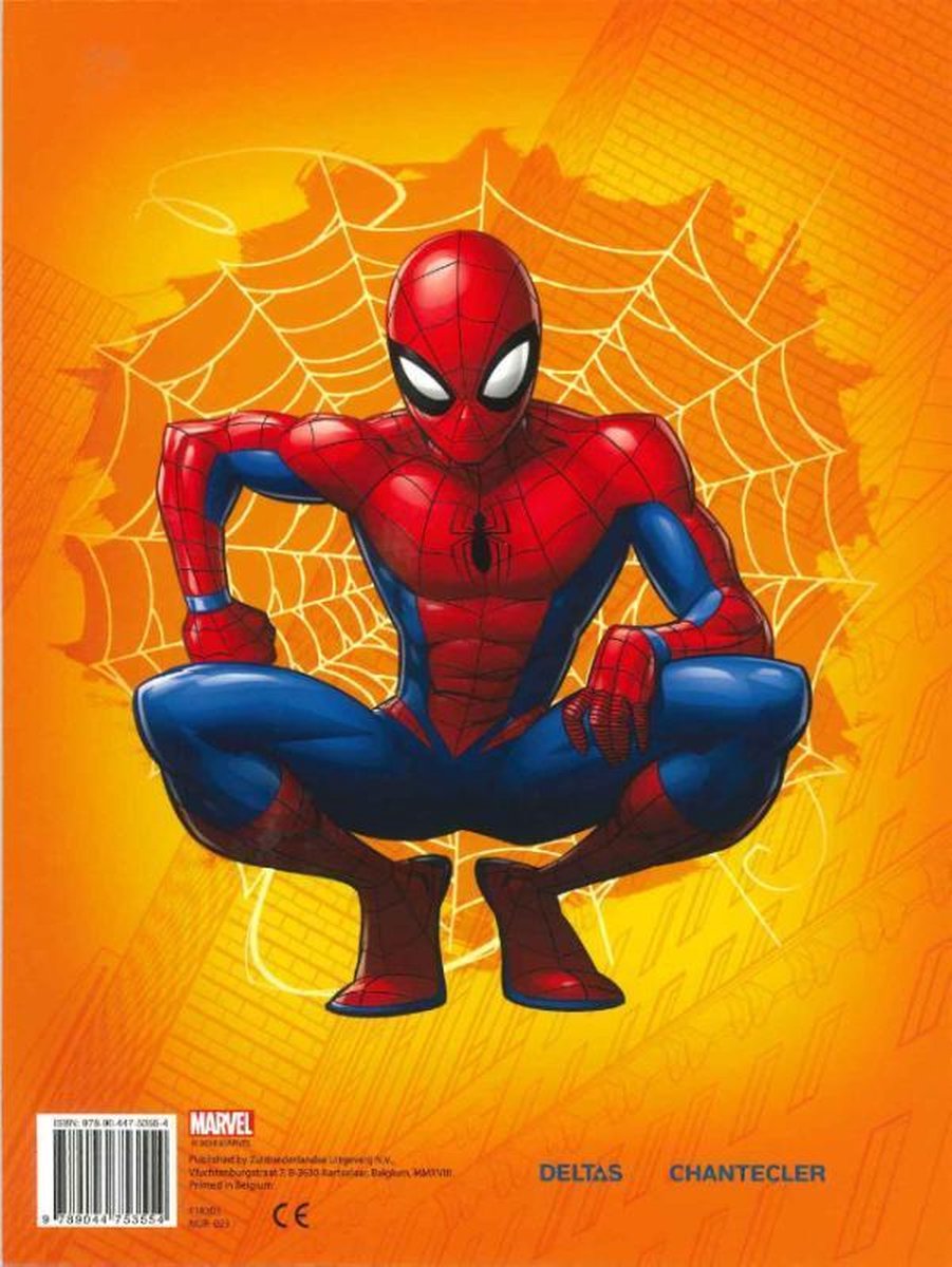 Schep verdamping Waardeloos Deltas Spiderman Color kleurblok 48 blz. | bol.com