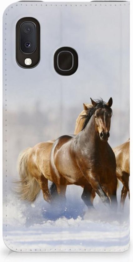nevel calorie Trouwens Samsung Galaxy A20e Hoesje maken Paarden | bol.com