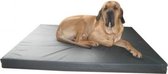Topmast Orthopedic HD Matelas Coussin Coussin pour chien Matelas pour chien Aspect cuir orthopédique 100 x 150 x 10 cm - Anthracite