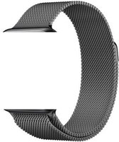 KELERINO. Milanees bandje - bandje geschikt voor Apple Watch Series 4 (44mm) - Grijs