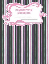 Composition Notebook: A 8.5x11 Inch Matte Softcover Paperback Notebook Journal With 120 Blank Lined Pages -Story Paper- Geometric Pattern Pu