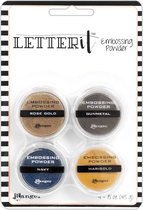 Ranger - Letter It - Embossing Poeder - Metal - 4P/Stuk