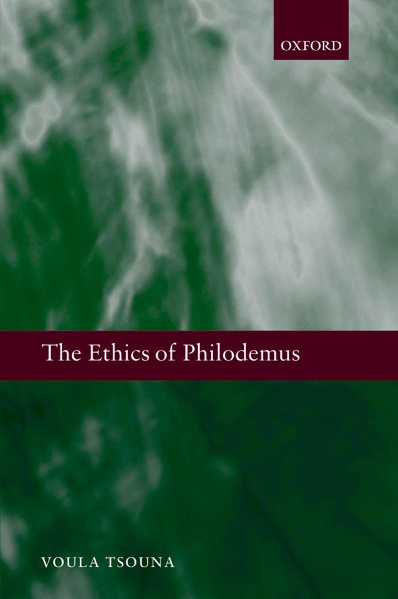 Omslag van The Ethics of Philodemus