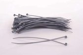 1000 stuks Grijze kabelbinders 2.5mm x 100mm + Kortpack pen (099.0433)
