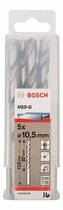 Bosch - Metaalboren HSS-G, Standard 10,5 x 87 x 133 mm