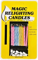 Magic Relighting Candless – niet uitblaasbaar - Happy Birthday kaars - verjaardags kaars - – taartdecoratie - taartversiering – feestartikel – verjaardagscadeau – taartaccesoires
